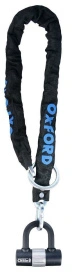 Велозамок OXFORD Chain 8 черный велосипедные замки